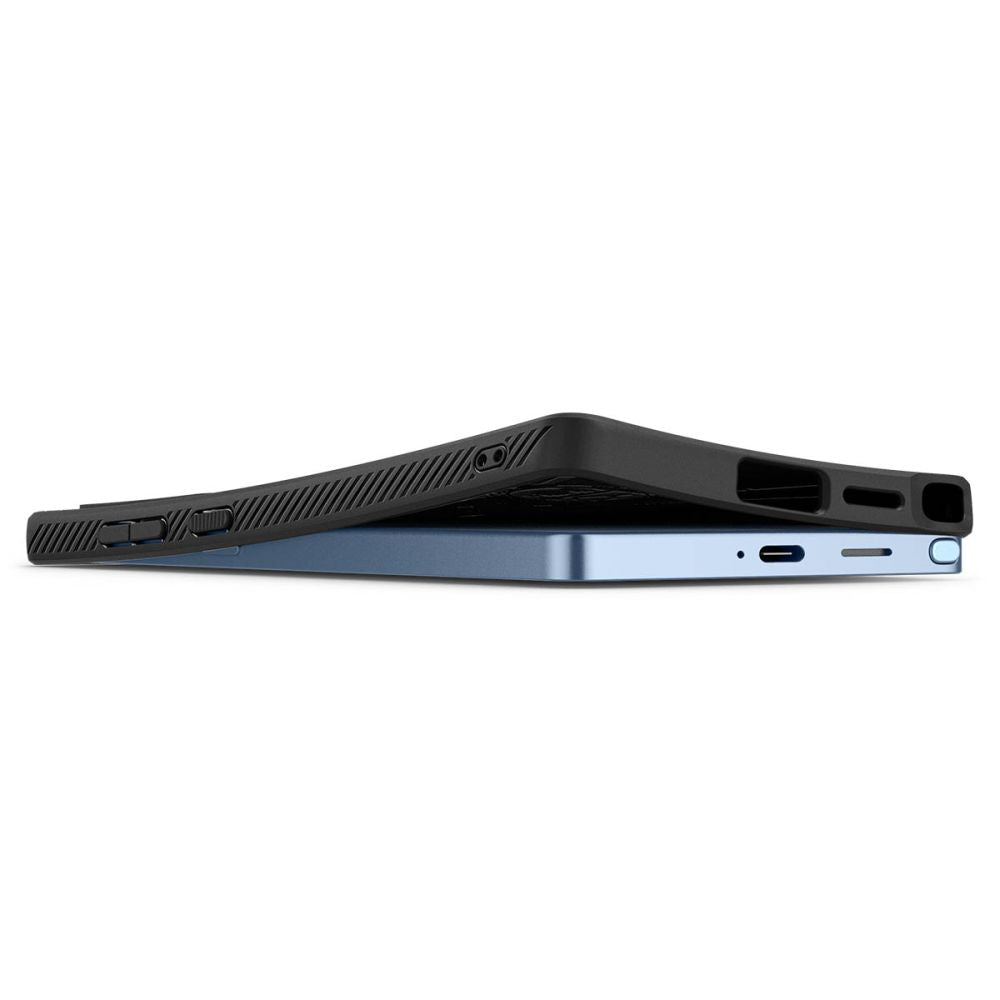 Spigen Liquid Air dėklas Samsung Galaxy S25 Ultra – juodas
