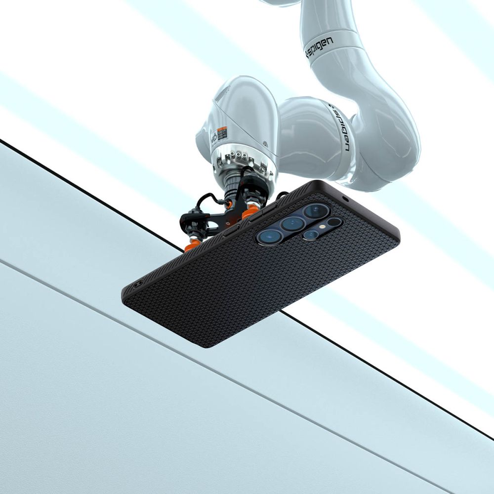 Spigen Liquid Air dėklas Samsung Galaxy S25 Ultra – juodas
