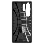 Spigen Liquid Air dėklas Samsung Galaxy S25 Ultra – juodas