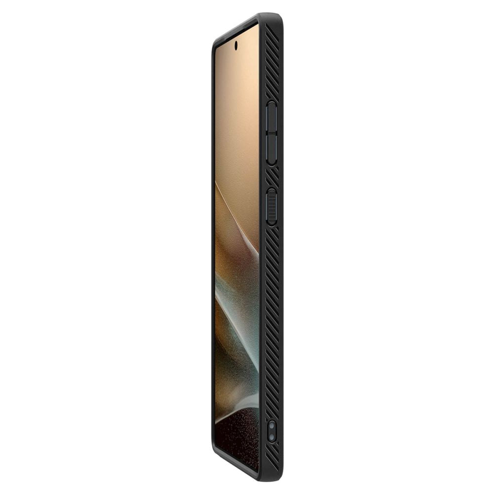 Spigen Liquid Air dėklas Samsung Galaxy S25 Ultra – juodas