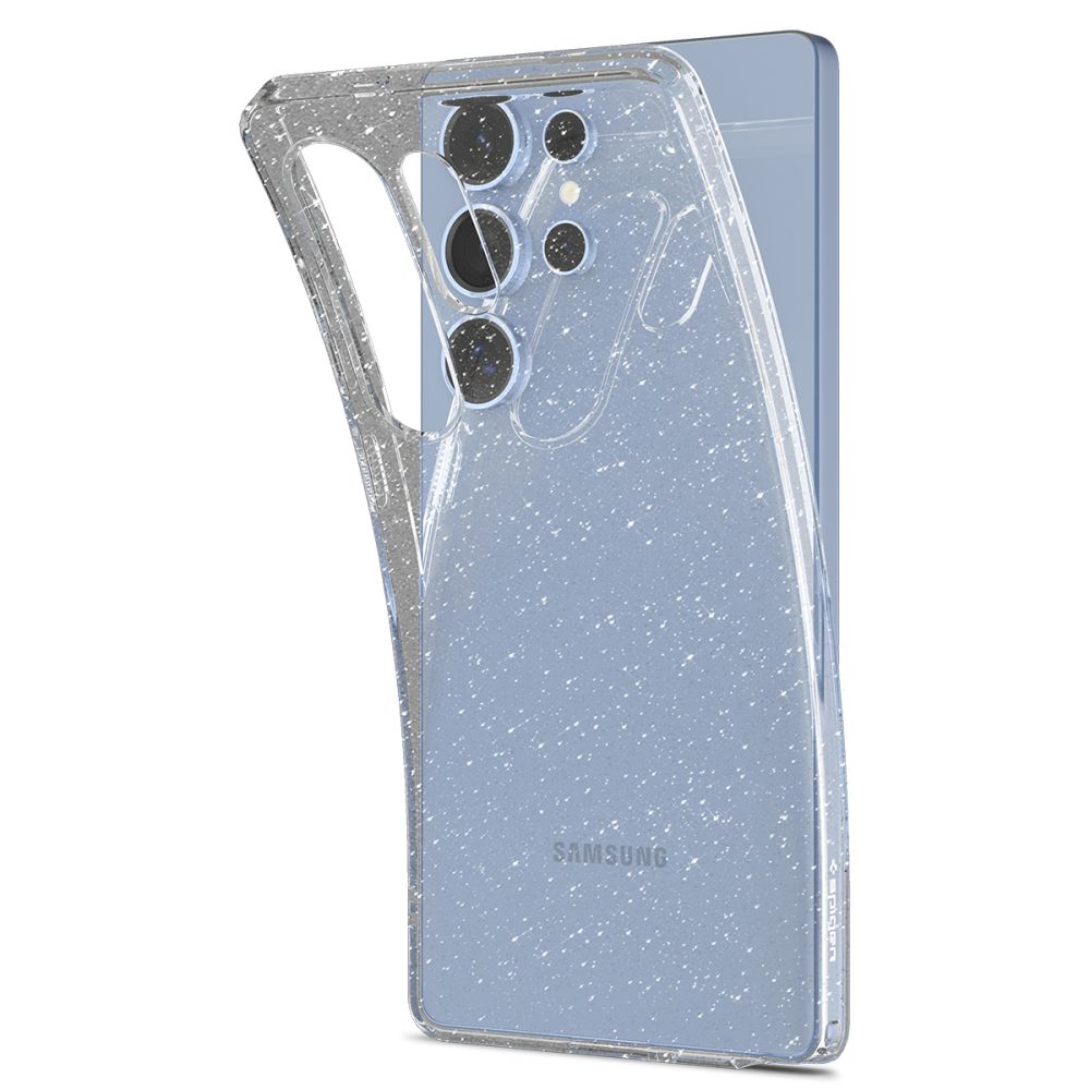 Spigen Liquid Crystal dėklas Galaxy S25 Ultra – skaidrus, blizgus