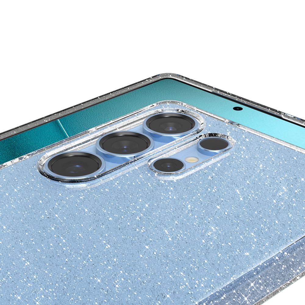 Spigen Liquid Crystal dėklas Galaxy S25 Ultra – skaidrus, blizgus