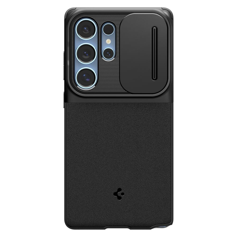 Spigen Optik Armor dėklas Samsung Galaxy S25 Ultra – juodas