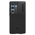 Spigen Optik Armor dėklas Samsung Galaxy S25 Ultra – juodas