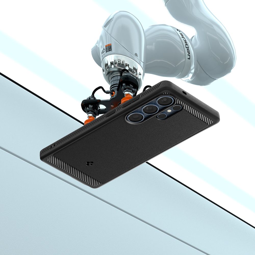 Spigen Rugged Armor MagSafe dėklas Galaxy S25 Ultra – juodas