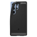 Spigen Rugged Armor MagSafe dėklas Galaxy S25 Ultra – juodas