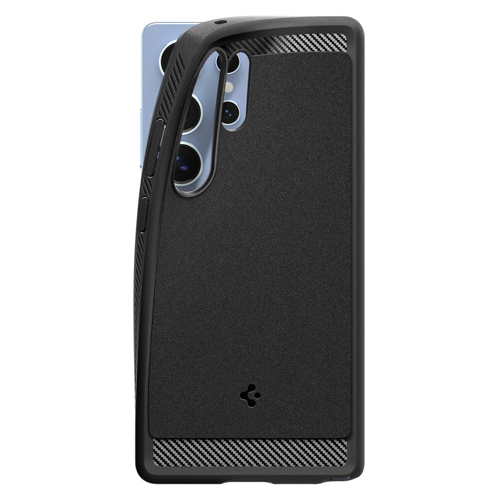 Spigen Rugged Armor MagSafe dėklas Galaxy S25 Ultra – juodas