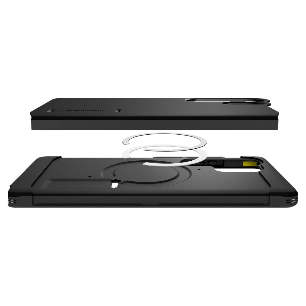 Spigen Tough Armor MagSafe dėklas Samsung Galaxy S25 Ultra – juodas