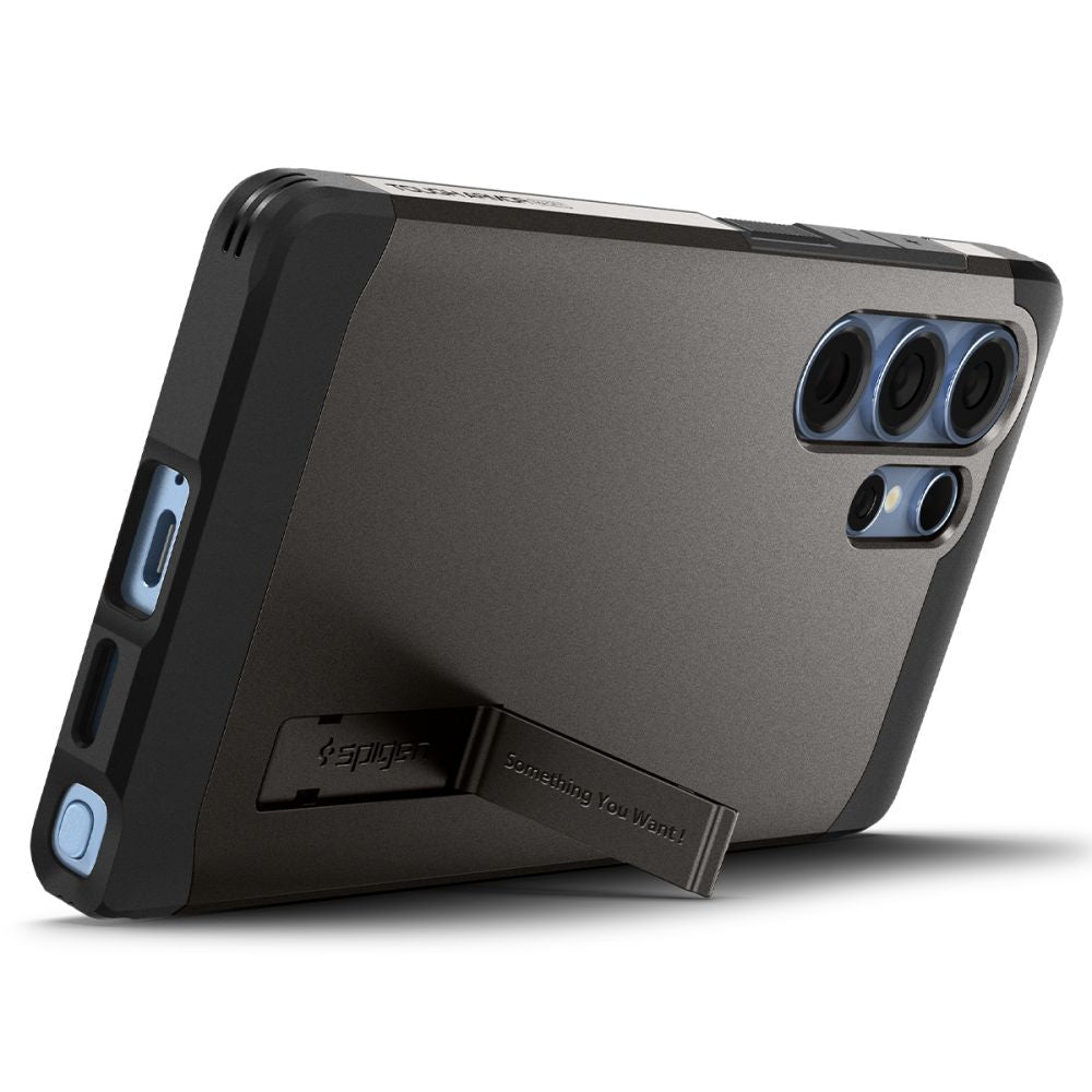 Spigen Tough Armor MagSafe Dėklas, skirtas Samsung Galaxy S25 Ultra - pilkas