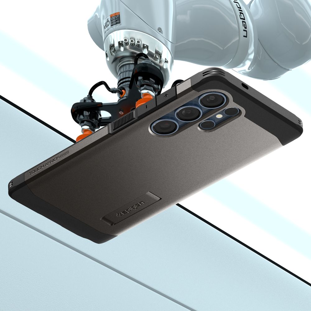 Spigen Tough Armor MagSafe Dėklas, skirtas Samsung Galaxy S25 Ultra - pilkas