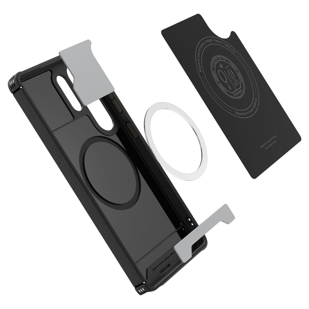 Spigen Core Armor Mag dėklas, skirtas Samsung Galaxy S25 Ultra - juodas