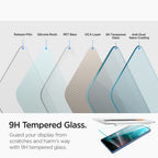Spigen Glas TR EZ Fit grūdintas stiklas Galaxy S25 Ultra (2 vnt.)