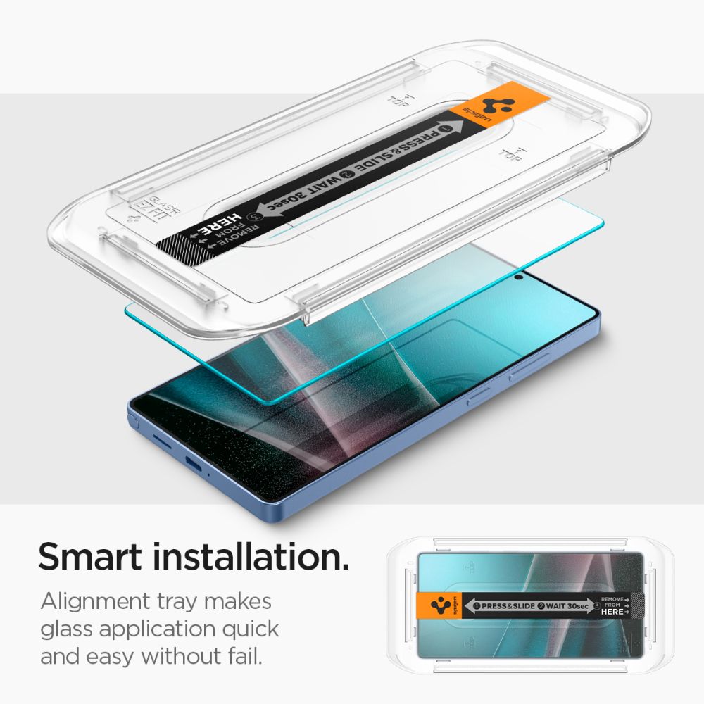 Spigen Glas TR EZ Fit grūdintas stiklas Galaxy S25 Ultra (2 vnt.)