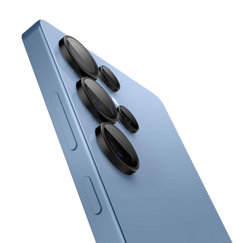 Spigen Optik Pro kameros stikliukai S25 Ultra – juodi, 2 vnt.