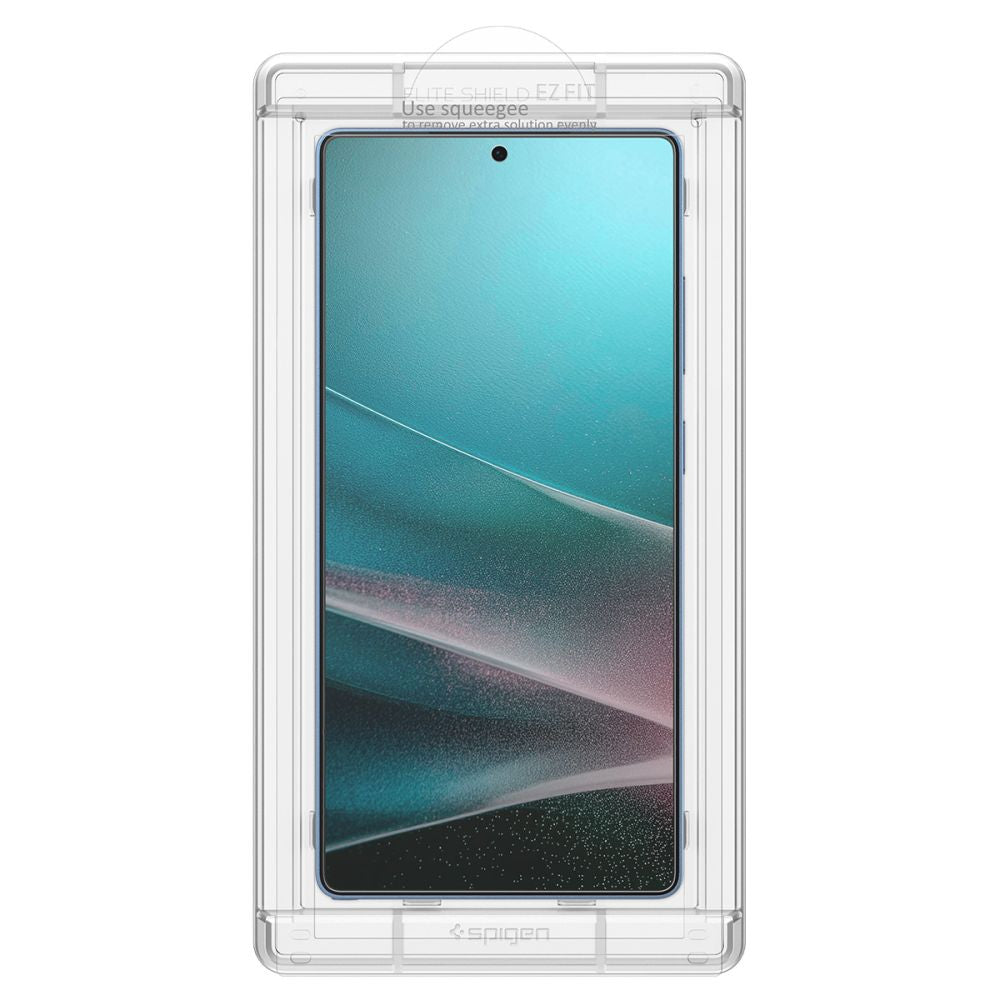 Spigen Elite Shield EZ Fit ekrano plėvelė Galaxy S25 Ultra – skaidri