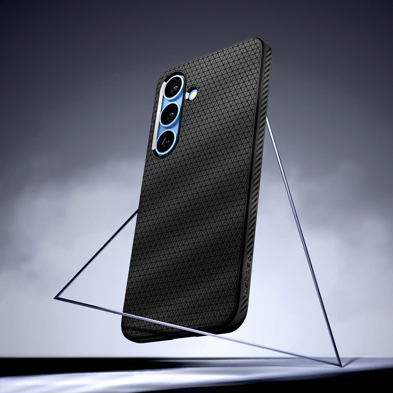 Spigen Liquid Air dėklas Samsung Galaxy S25 – juodas