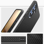 Spigen Liquid Air dėklas Samsung Galaxy S25 – juodas