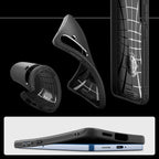 Spigen Liquid Air dėklas Samsung Galaxy S25 – juodas