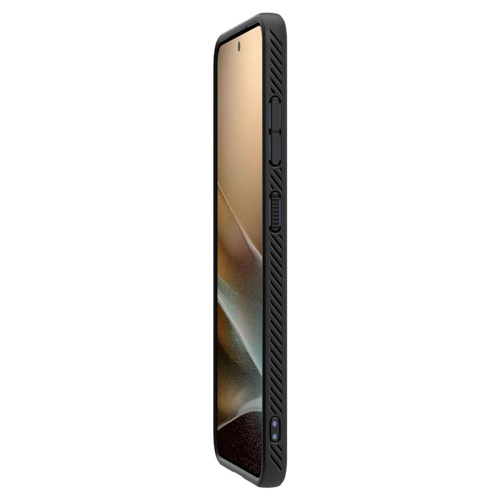 Spigen Liquid Air dėklas Samsung Galaxy S25 – juodas