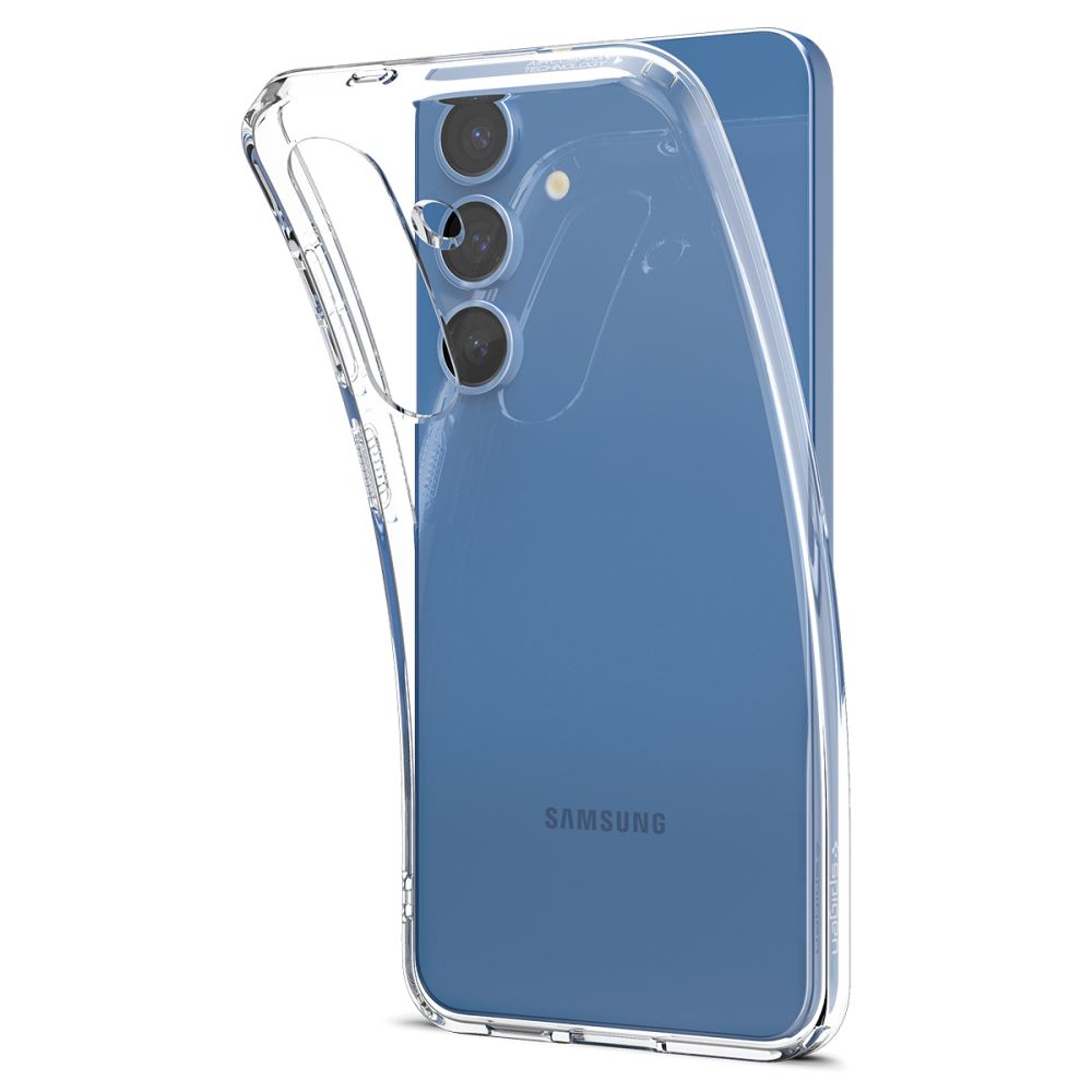 Skaidrus Spigen Liquid Crystal dėklas Galaxy S25