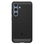 Spigen Rugged Armor MagSafe dėklas Galaxy S25 – juodas