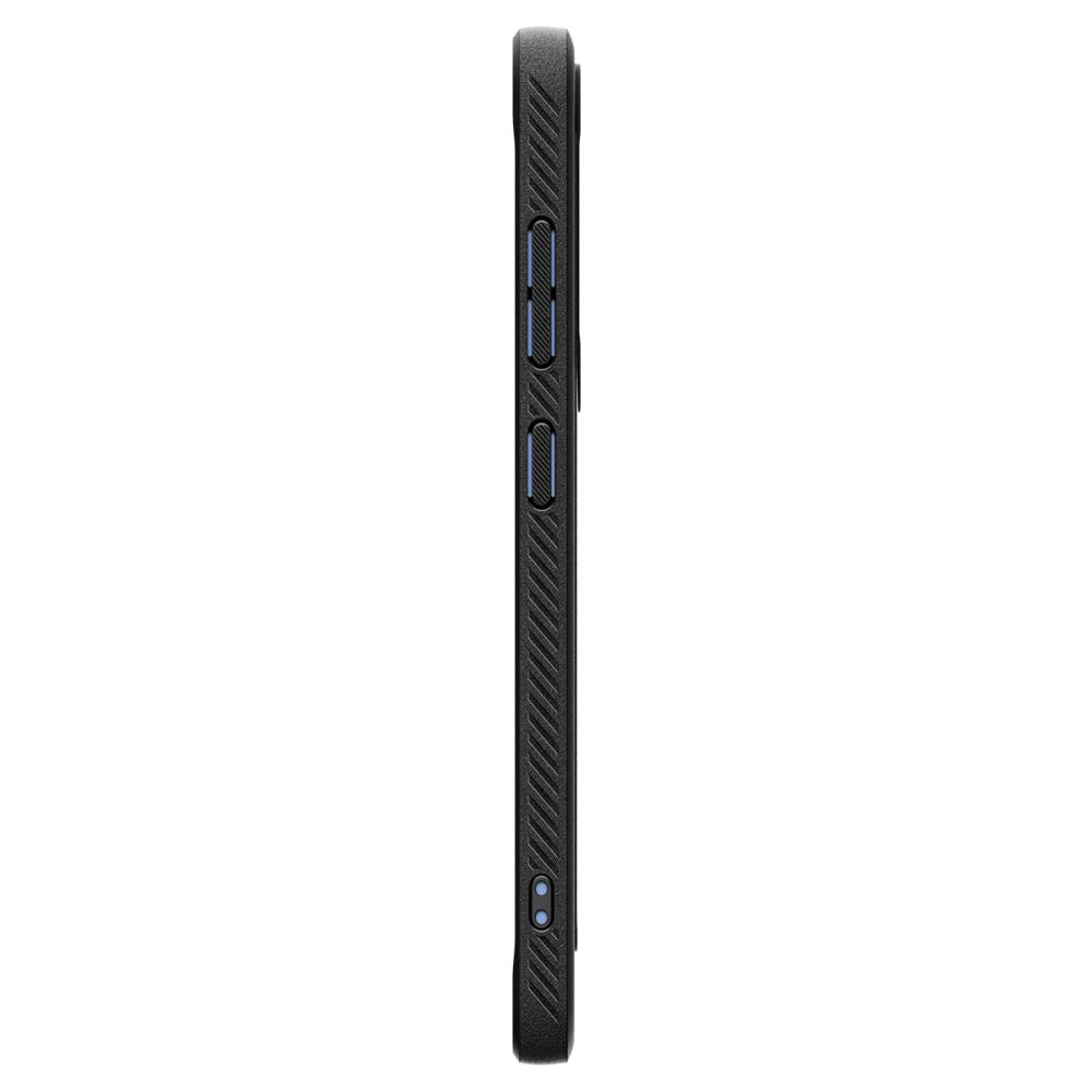 Spigen Rugged Armor MagSafe dėklas Galaxy S25 – juodas