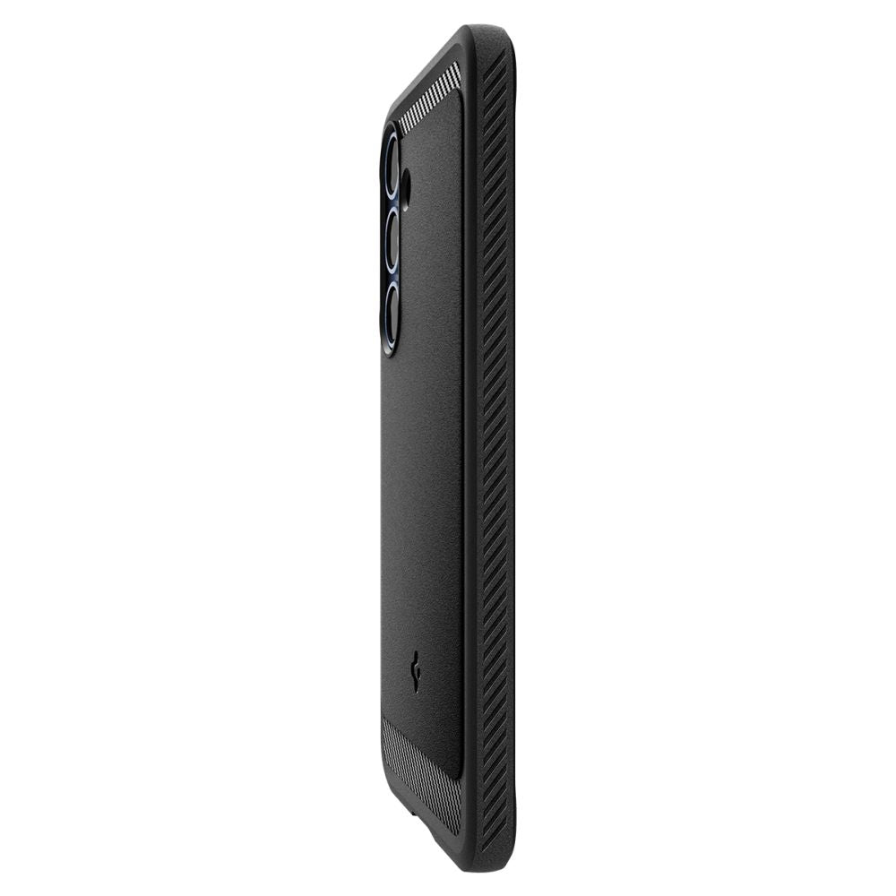 Spigen Rugged Armor MagSafe dėklas Galaxy S25 – juodas