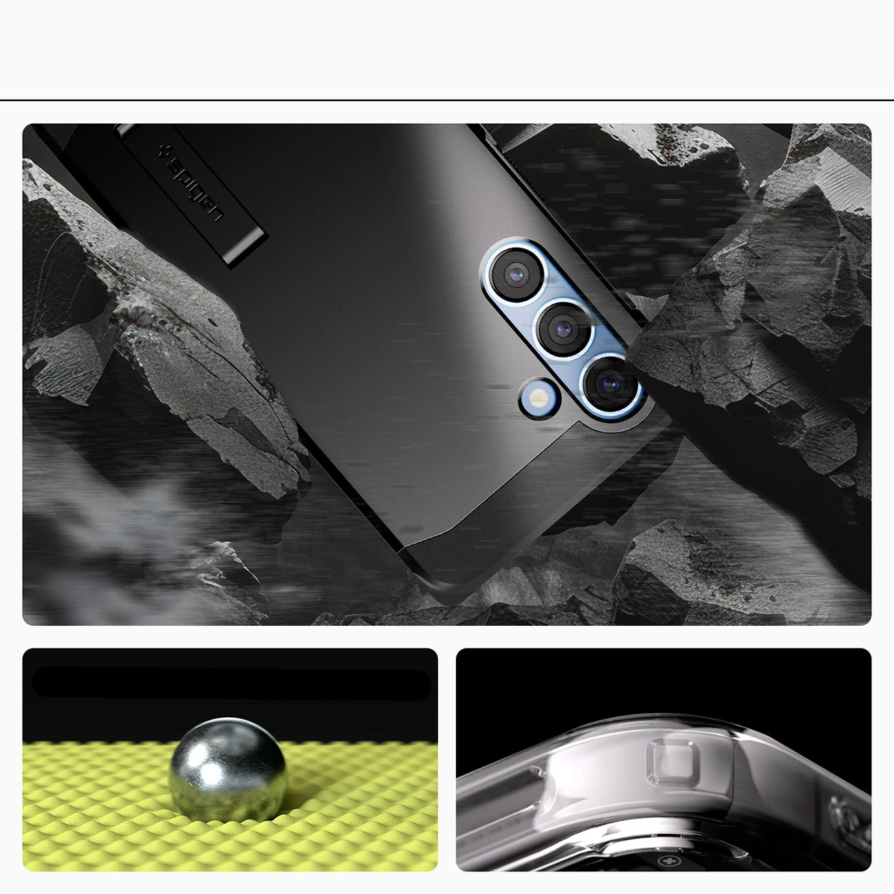 Spigen Tough Armor MagSafe dėklas Galaxy S25 – juodas