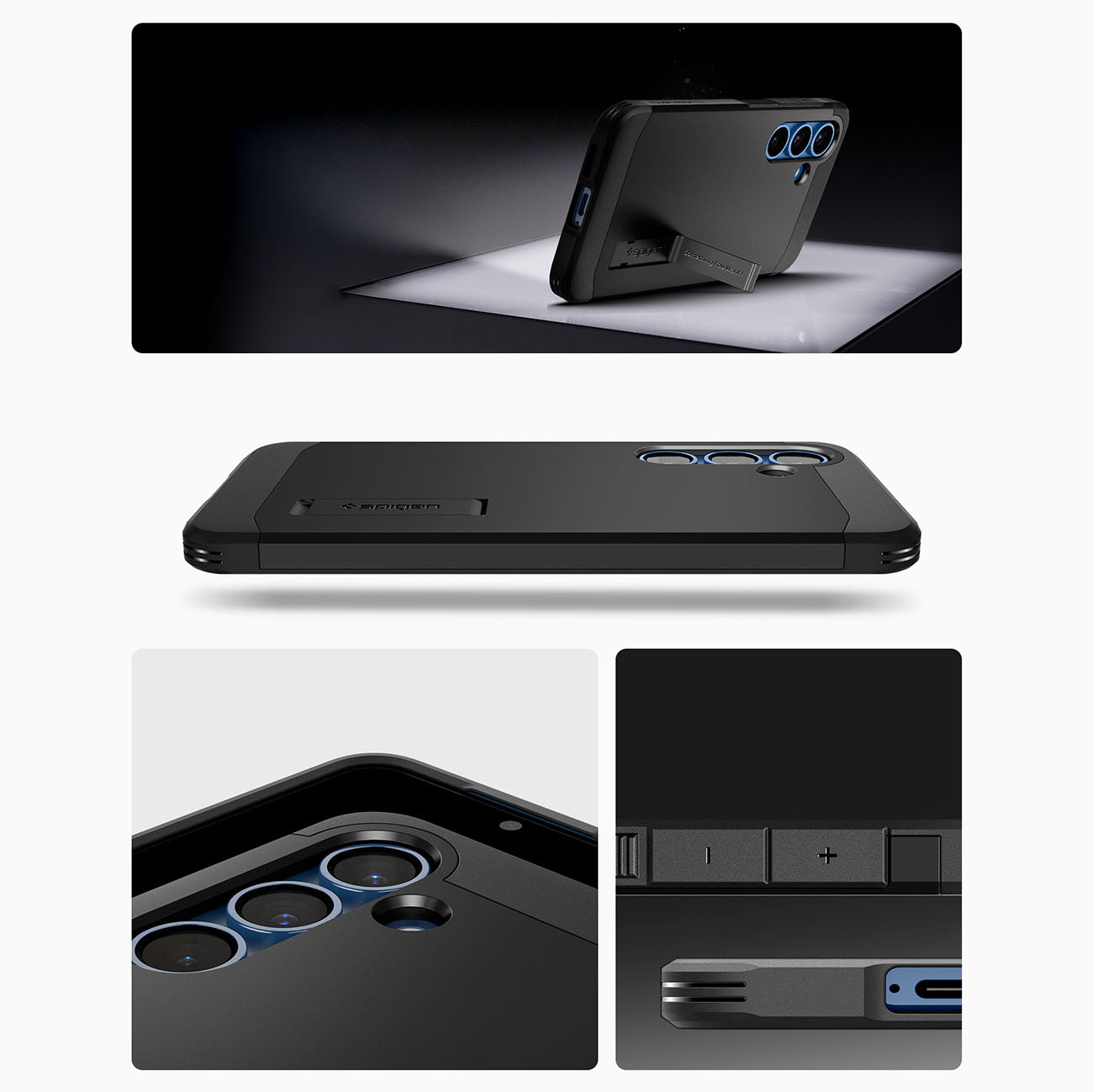 Spigen Tough Armor MagSafe dėklas Galaxy S25 – juodas