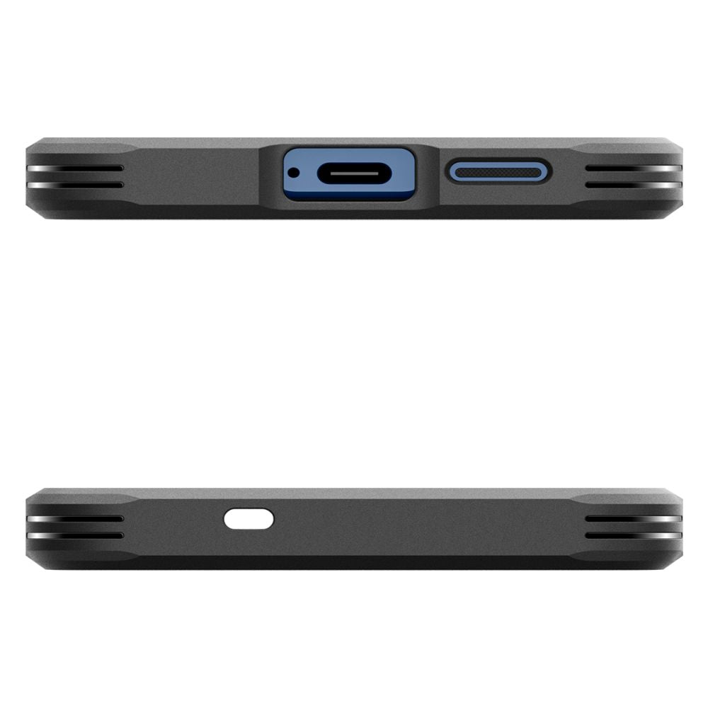 Spigen Tough Armor MagSafe dėklas Galaxy S25 – juodas