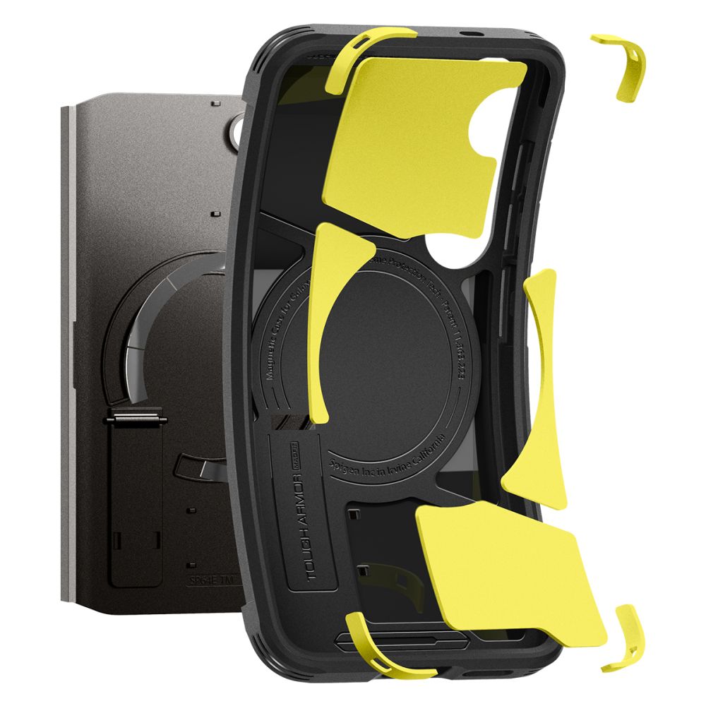Spigen Tough Armor MagSafe dėklas Galaxy S25 – juodas