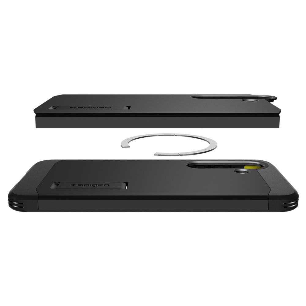 Spigen Tough Armor MagSafe dėklas Galaxy S25 – juodas