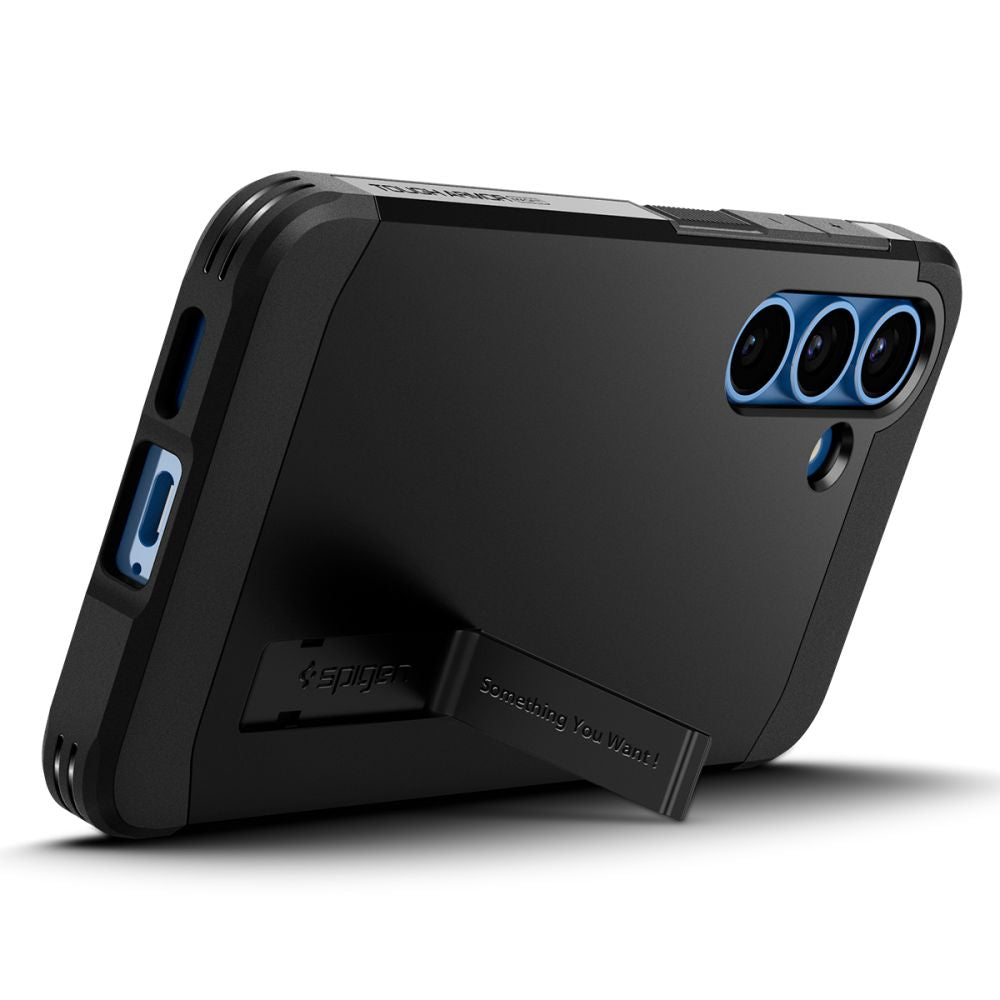Spigen Tough Armor MagSafe dėklas Galaxy S25 – juodas