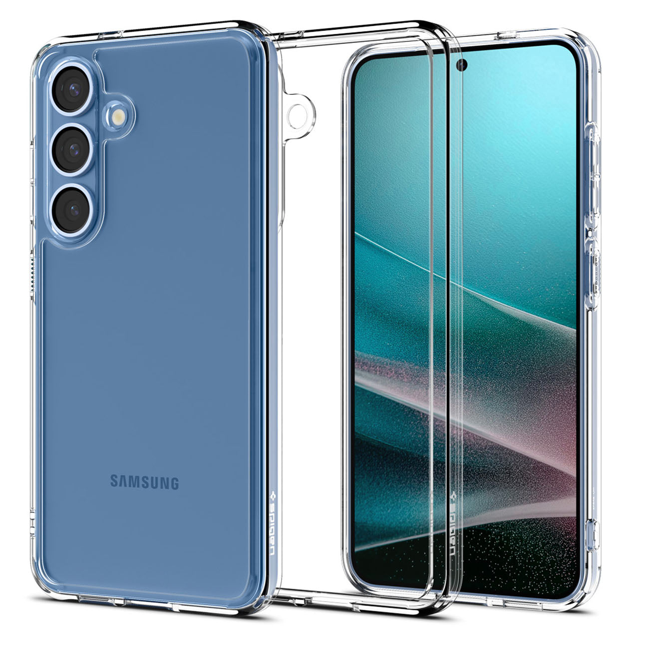 Skaidrus Spigen Ultra Hybrid dėklas Samsung Galaxy S25