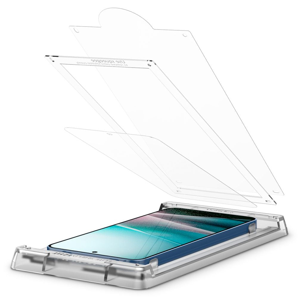 Spigen Elite Shield EZ Fit hidrogelinė plėvelė Galaxy S25 – skaidri