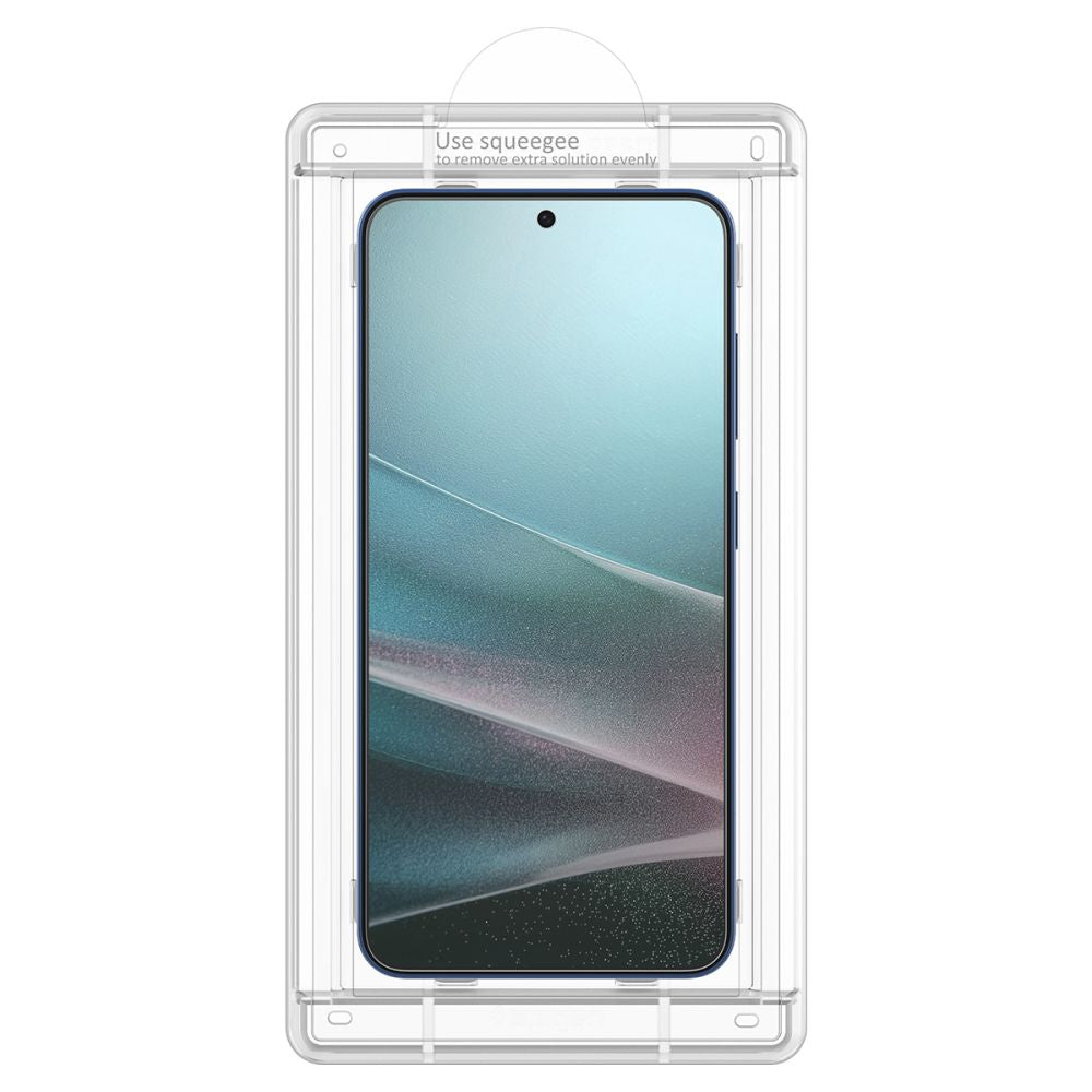 Spigen Elite Shield EZ Fit hidrogelinė plėvelė Galaxy S25 – skaidri