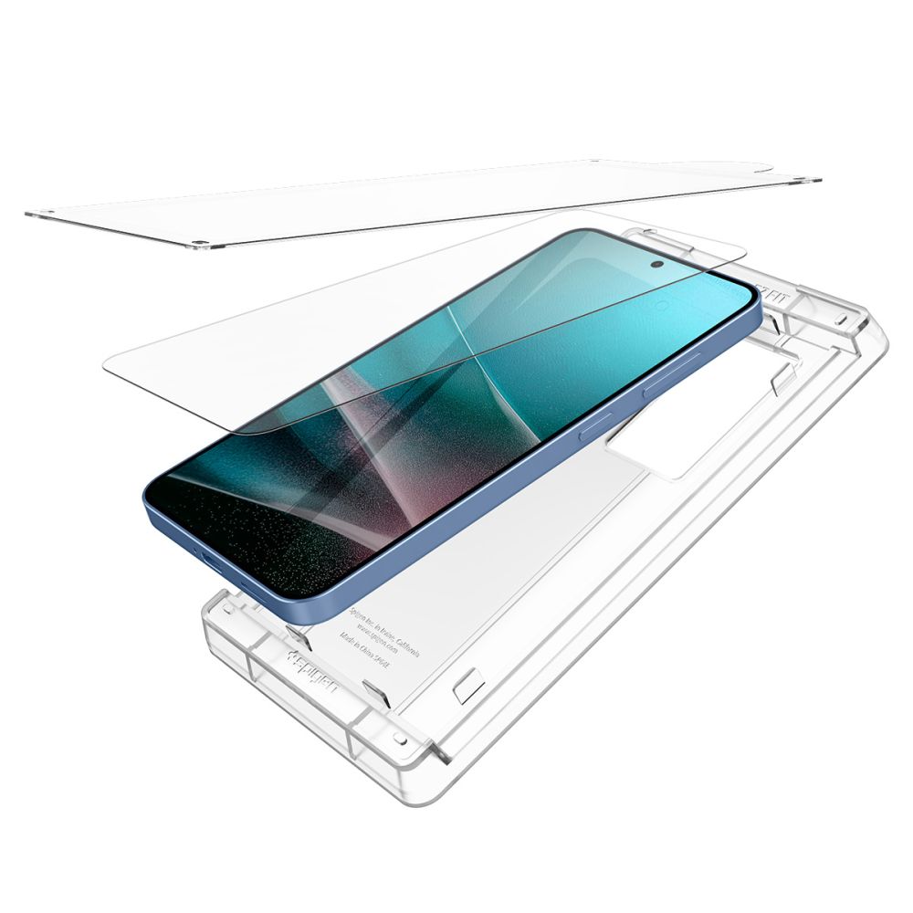 Spigen Elite Shield EZ Fit hidrogelinė plėvelė Galaxy S25 – skaidri