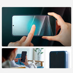 Spigen Elite Shield EZ Fit hidrogelinė plėvelė Galaxy S25 – skaidri