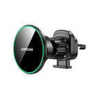 Joyroom JR-ZS412 automobilinis oro grotelių laikiklis su Qi2 15W įkrovikliu juodas