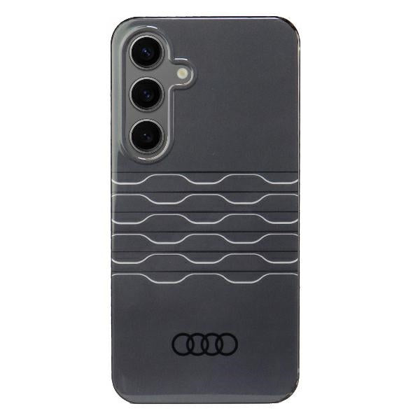 Audi IML geometrinis dėklas Galaxy S24 – juodas