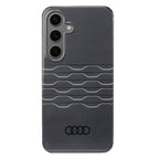Audi IML geometrinis dėklas Galaxy S24 – juodas
