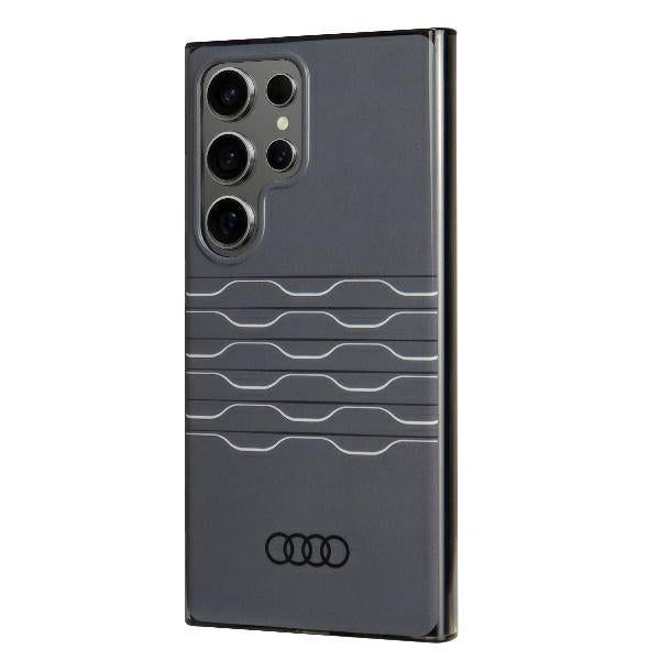 Audi geometrinio rašto dėklas Samsung Galaxy S24 Ultra – juodas