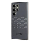 Audi geometrinio rašto dėklas Samsung Galaxy S24 Ultra – juodas