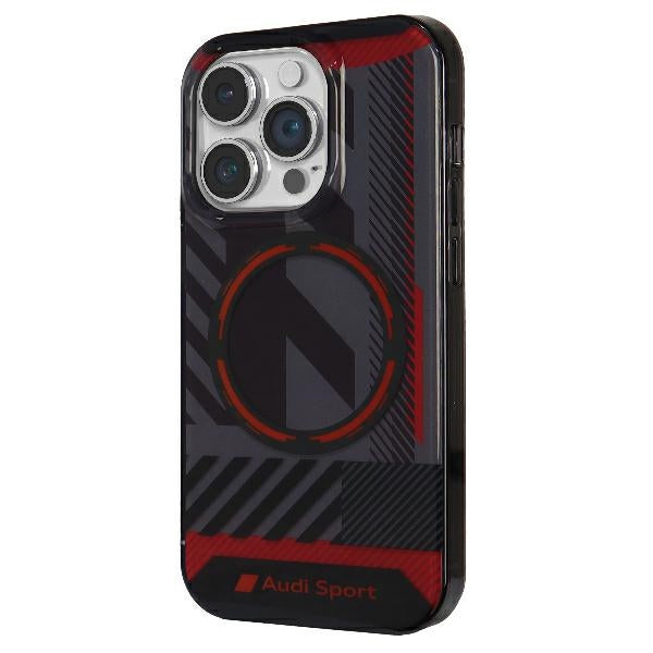 Audi MagSafe dėklas iPhone 14 Pro Max – juodas