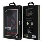Audi MagSafe dėklas iPhone 14 Pro Max – juodas