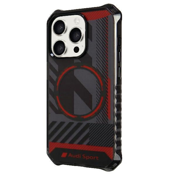 Audi IML Sport MagSafe dėklas iPhone 15 Pro – juodas