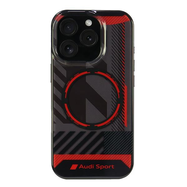 Audi MagSafe dėklas iPhone 16 Pro – juodas -- iPhone 16 Pro