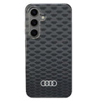 Audi IML Pattern MagSafe dėklas Samsung Galaxy S24 – juodas -- Samsung Galaxy S24