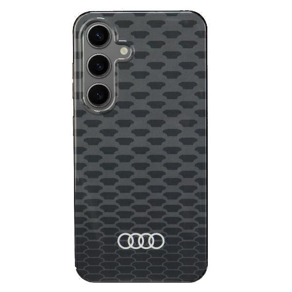 Audi IML Pattern MagSafe dėklas Samsung Galaxy S24 – juodas -- Samsung Galaxy S24