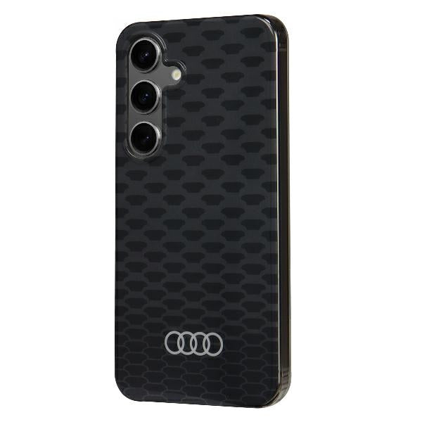 Audi IML Pattern MagSafe dėklas Samsung Galaxy S24 – juodas -- Samsung Galaxy S24